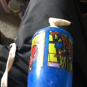 Marvel Spider-Man Blue and Yellow Soap Dispenser